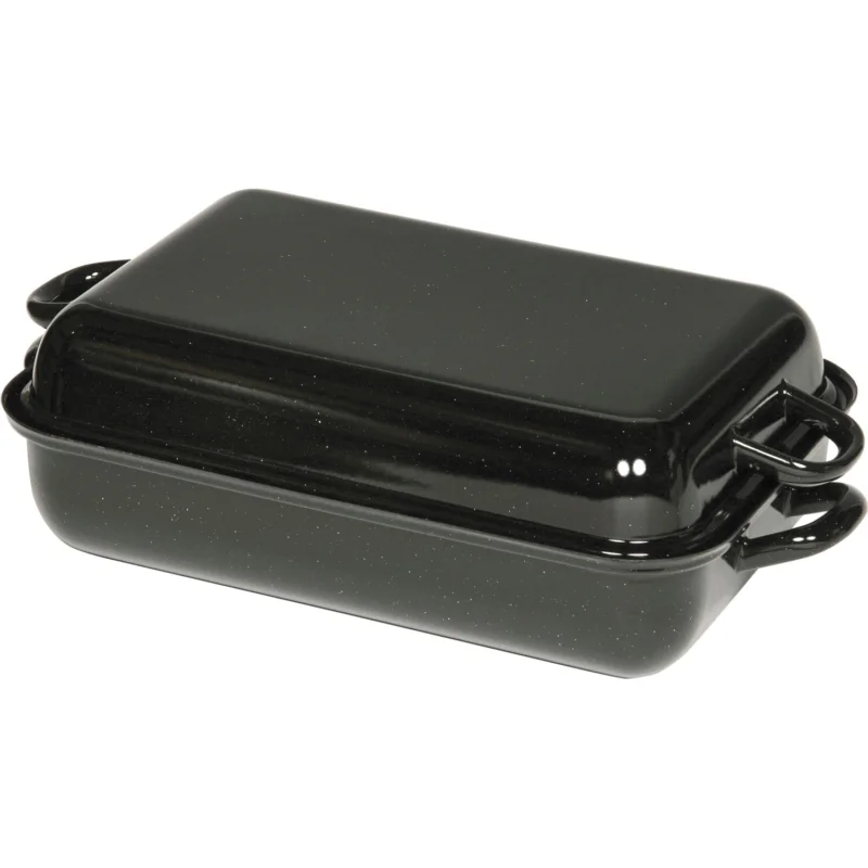 Olcsóbb RIESS Zománcozott tepsi fedővel, hossz 370 mm, szélesség 260 mm