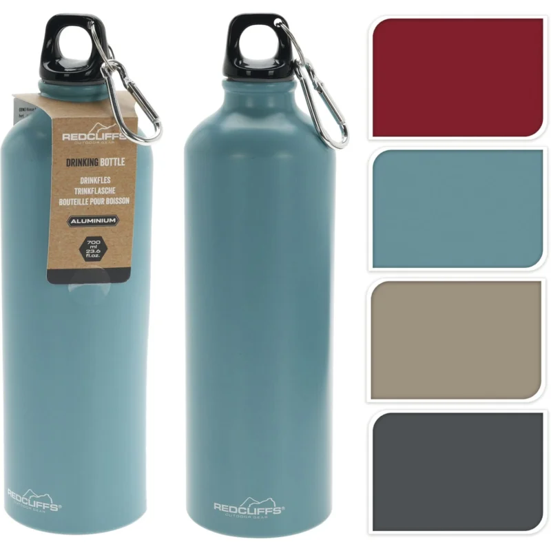 Alumínium kulacs, többféle színben, 0,70 liter, magasság 250 mm, átmérő 73 mm Vedd meg most