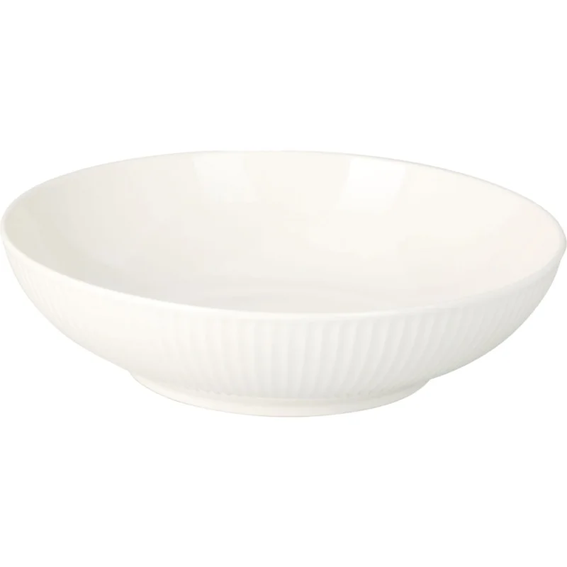 Gastro Mélytányér, fehér, bordázott kialakítás, 200 mm átmérő Olcsó