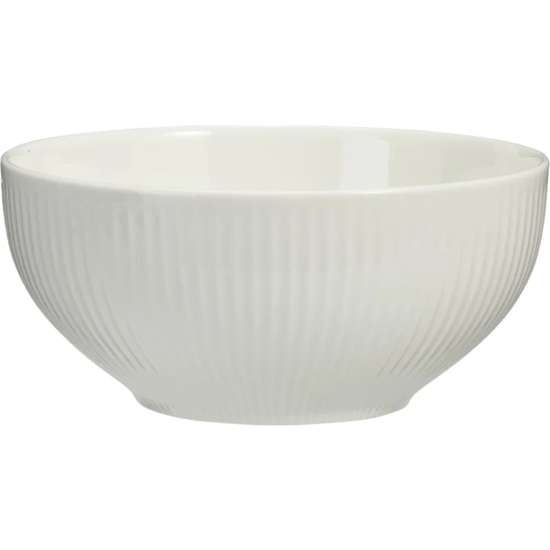 Gastro Tál, fehér, bordázott design, 0,50 l űrtartalom, 69 mm magasság, 150 mm átmérő Különleges ajánlat