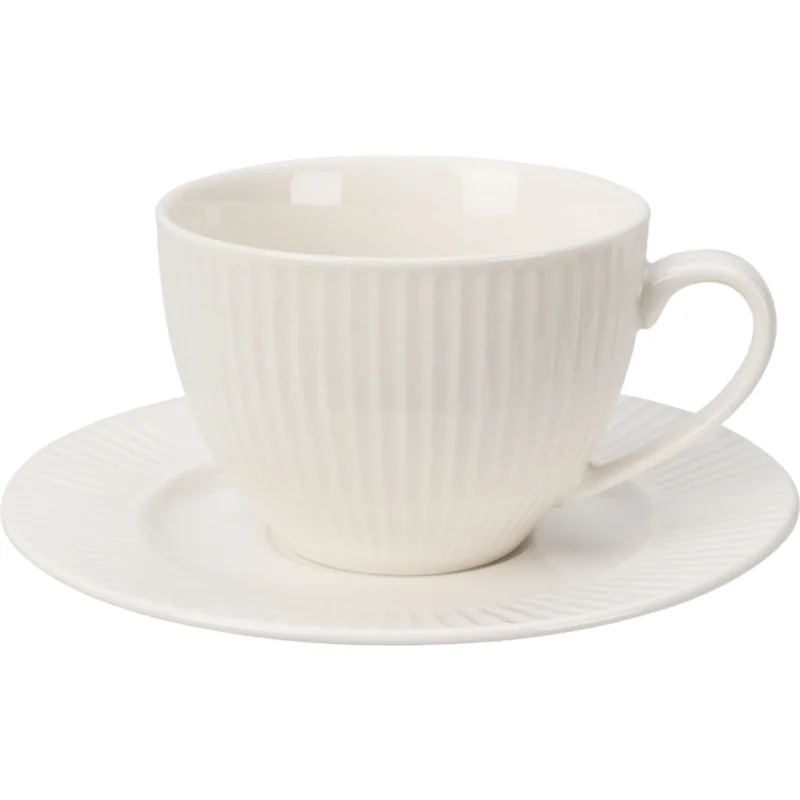 Biztonságos fizetés Gastro Kávéscsésze aljjal, bordázott dizájn, 0,24 l űrtartalom, magasság 156 mm, átmérő 75 mm