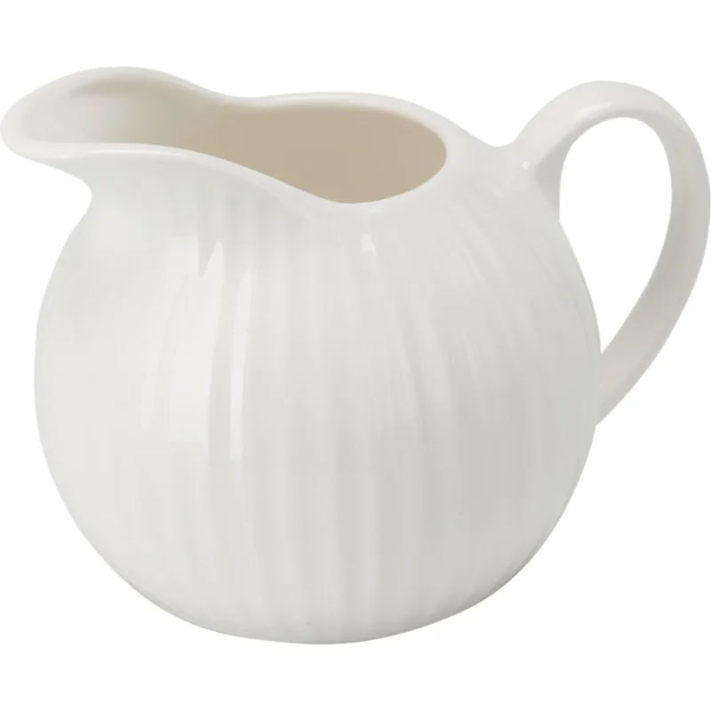Legkelendőbb Gastro Tejszín, fehér, bordázott dizájn, 0,31 l, magasság 115 mm, átmérő 90 mm