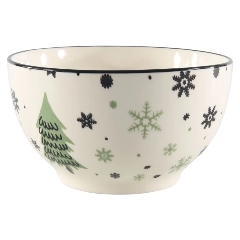 Karácsonyfa porcelán tál, magasság 85 mm, átmérő 140 mm Árengedmény