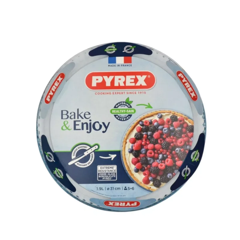 Árcsökkenés Pyrex Bake & Enjoy kerek üveg sütőforma 31 cm 1,9 liter