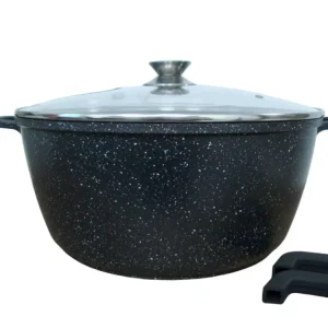 Outlet Royalty Line lábas fedővel 14 liter 36 cm márvány bevonatos levehető fogók