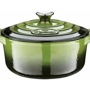 La Cuisine GREEN öntöttvas lábas 26x12cm 4,75 L. fedővel Outlet