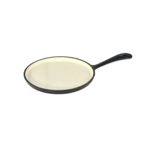 Zománcozott öntöttvas serpenyő / palacsintasütő mini 20 cm acélkék Biztonságos vásárlás