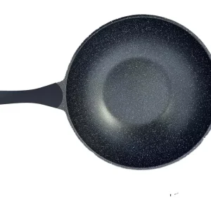 Kihagyhatatlan ajánlat Royalty Line wok 32 cm, márvány kivitel, indukciós, fekete