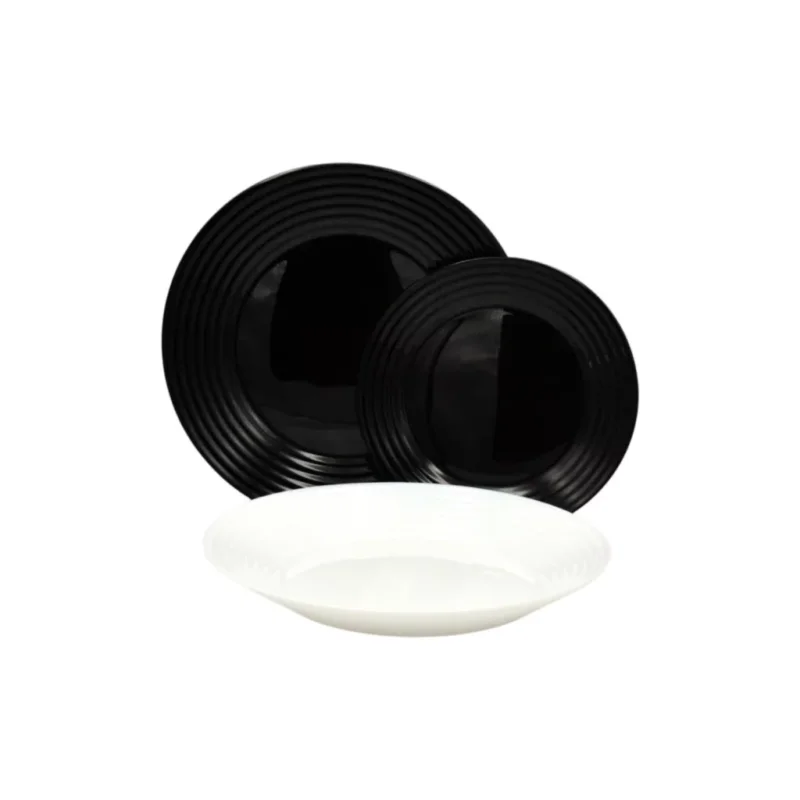 Luminarc Harena Black&White 18 részes étkészlet Csak ma