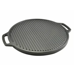 Legnépszerűbb Öntöttvas grill lap kerek 2 oldalas