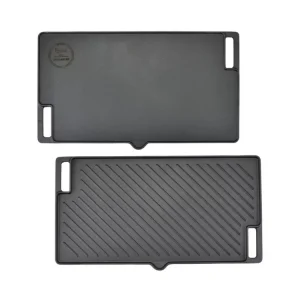 Öntöttvas grill lap forgatható, 45*25 cm 2 oldalas csőrös Akció