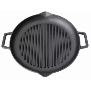 Öntöttvas grill lap kerek csőrös 31cm Kedvezmény