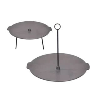 Korlátozott ajánlat Öntöttvas grill sütőttárcsa - boronatárcsa kétfunkciós 44 cm