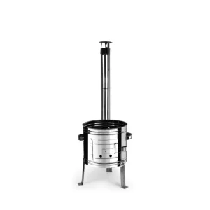 Akciós ár Inox parti üstház 36cm + kémény + könyök