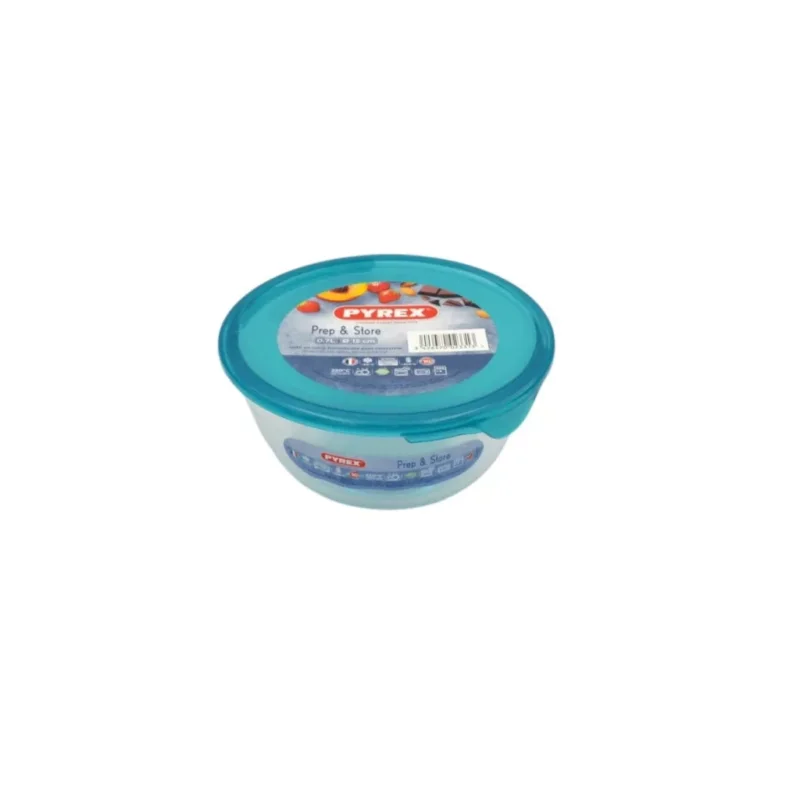Pyrex Prep & Store kerek üveg keverőtál műanyag fedővel 14 cm 0,5 liter Alacsony ár