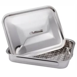 Bestseller Fedős tepsi grillráccsal 37 x 27,5 cm