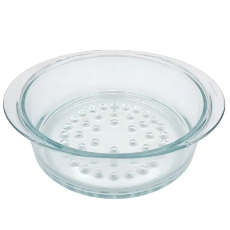 Pyrex kerek üveg pároló 24 cm Kiárusítás