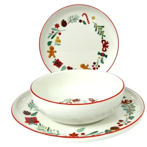 Tognana Carol Edge porcelán étkészlet 12 db (Mézi) Legkelendőbb