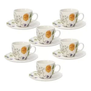 Tognana Audrey IRIS porcelán teás készlet 20cl 6db Prémium