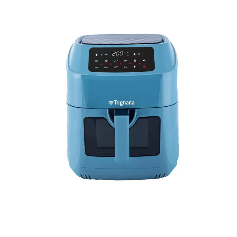 Ne maradj le Tognana Air Fryer, 9,2 L 1800-2150W, digitális kijelző, 8 program kék szín