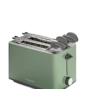 Legnépszerűbb Tognana kenyérpirító 850W 4 funkció 7 barnítási fokozat zöld szín