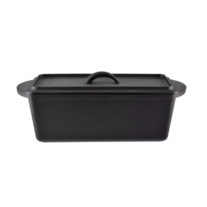 Öntöttvas kenyérsütő 35 x 13.5 x 11 cm rattan szakajtóval Korlátozott ajánlat