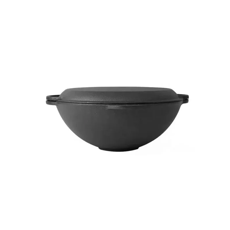 Öntöttvas 3 az 1-ben bogrács / lábas / szeletsütő 32 cm Biztonságos fizetés