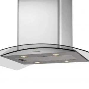 Cata ISLA GAMMA GLASS/X LED Sziget páraelszívó LED világítás 1 db motor,1200 m3/h,50-65 dB,90 cm széles,A Akciós ár