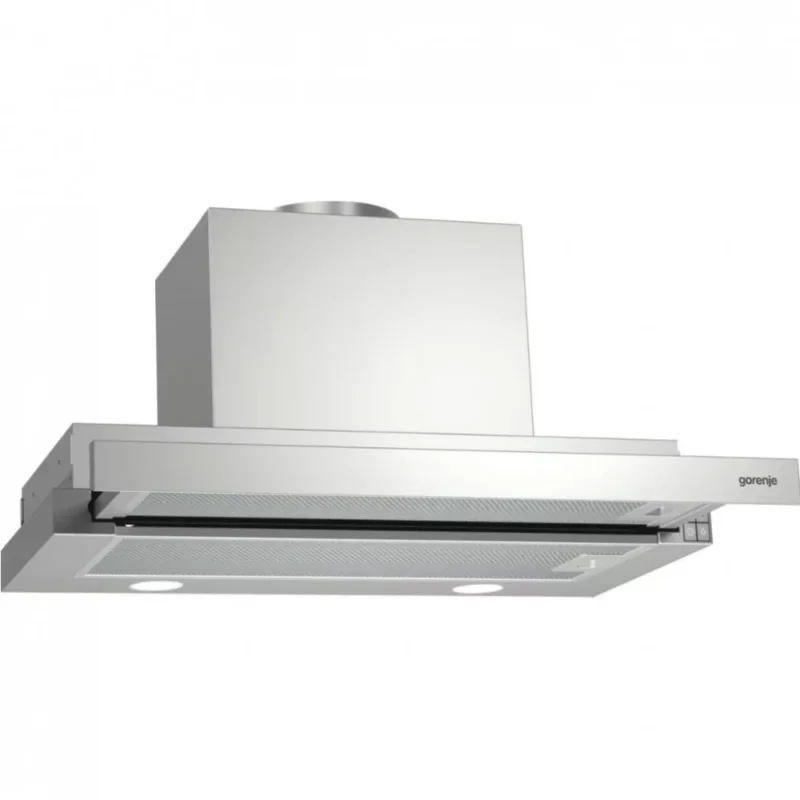 Expressz szállítás Gorenje BHP623E13X Beépíthető Kihúzható páraelszívó LED világítás 1 db motor,639 m3/h,54-68 dB,60 cm széles,C
