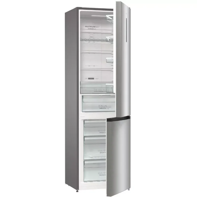 Vásárlói kedvenc Gorenje NRK6202AXL4 Alulfagyasztós hűtőszekrény E,235 L/96 L,Nofrost,38 dB,Szél 60 cm,Mag 200 cm,Mély 59.2cm