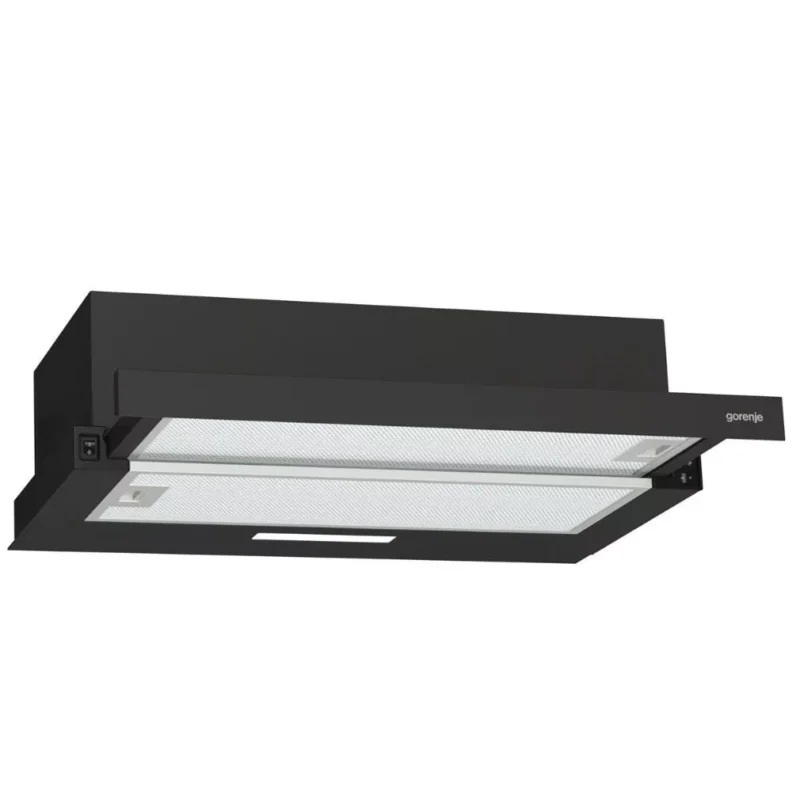 Alacsony ár Gorenje TH60E3B Beépíthető Kihúzható páraelszívó LED világítás 1 db motor,350 m3/h,62-67 dB,60 cm széles,C