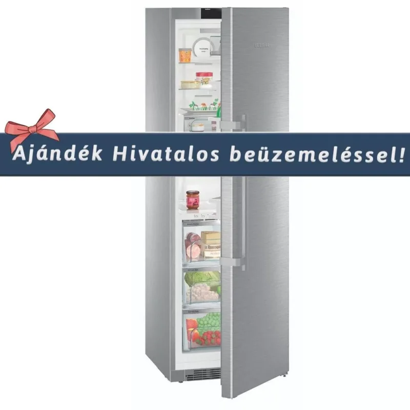 Prémium Liebherr SKBes 4380 Egyajtós hűtőszekrény D,366L,Nofrost nélkül,36 dB,Szél 60 cm,Mag 185 cm,Mély 66.5 cm