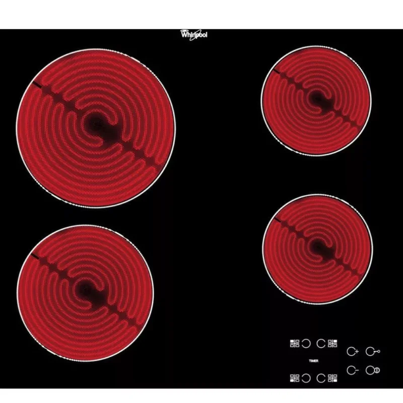 Whirlpool AKT 8090 NE Beépíthető Kerámia főzőlap Keret nélküli,6200 W,Érintőszenzoros,Gyerekzár,nélkül Utolsó esély