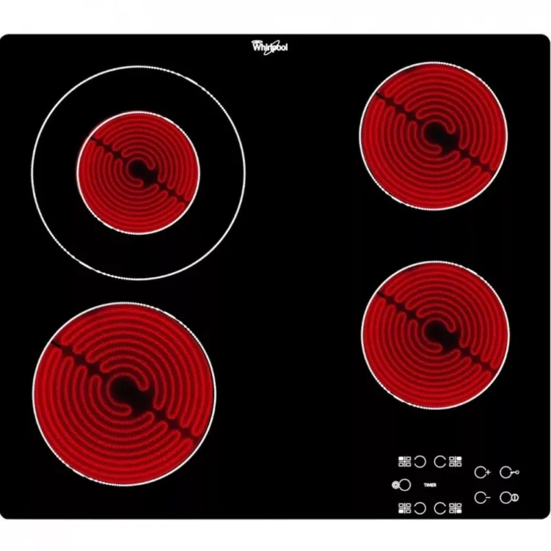 Nézd meg most Whirlpool AKT 8130/NE Beépíthető Kerámia főzőlap Keret nélküli,6200 W,Érintőszenzoros,Gyerekzár,nélkül