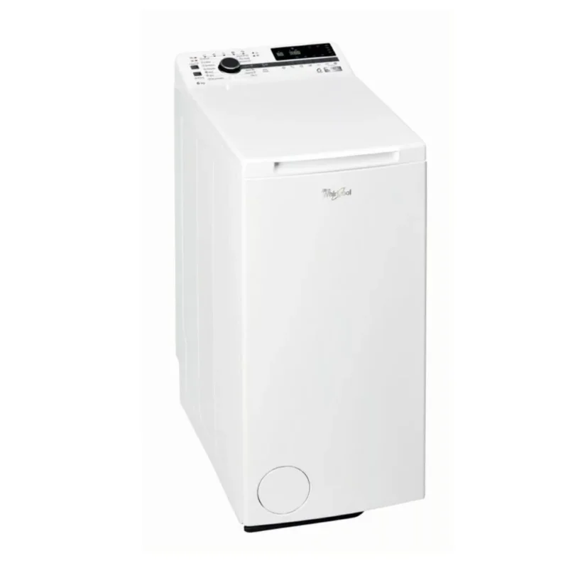 Whirlpool TDLRB 65242BS EU/N Felültöltős mosógép C,6.5 kg,1200 ford/perc,72 dB,Inverter motorral,Gőzfunkció nélkül Gyors kiszállítás