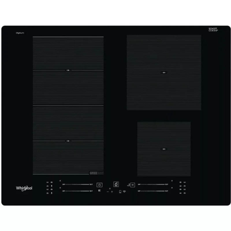 Biztonságos fizetés Whirlpool WF S2765 NE/IXL Beépíthető Indukciós főzőlap Keret nélküli,6800 W,Érintőszenzoros,Gyerekzár,