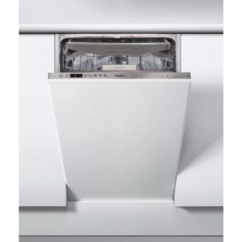 Whirlpool WSIO 3O34 PFE X Beépíthető mosogatógép, 10 teríték,9 L,7 prog.,44 dB,D,Felső evőeszk.,45 cm,Digit.kijelző,Autom.ajtónyit. Nézd meg most