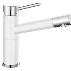 Expressz kézbesítés Blanco ALTA COMPACT Silgránit-K Fehér színű-K Gránit - króm csaptelep (515317)