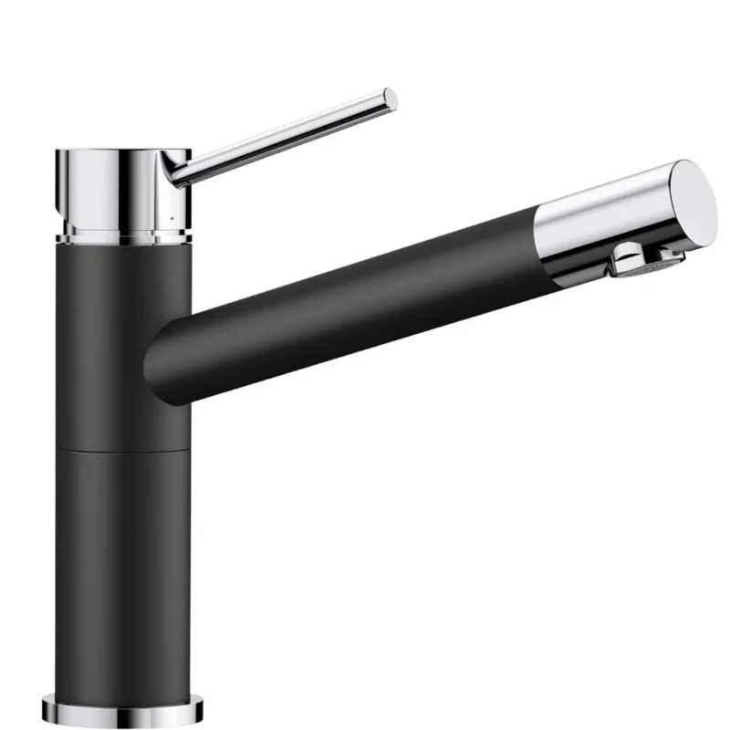 Outlet Blanco ALTA COMPACT Silgránit-K Fekete színű-K Gránit - króm csaptelep (526162)