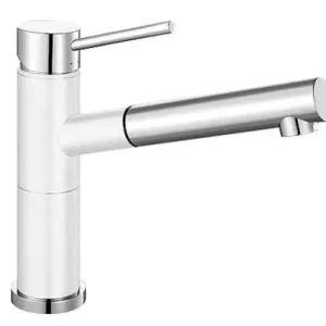 Blanco ALTA-S COMPACT Silgránit-K Fehér színű-K Gránit - króm csaptelep (515327) Gyors szállítás