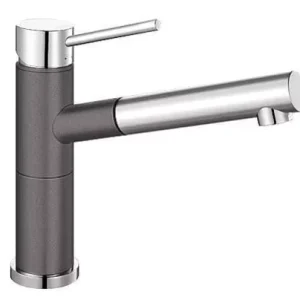 Blanco ALTA-S COMPACT Silgránit-K Palaszürke színű-K Gránit - króm csaptelep (518809) Kedvezményes ár