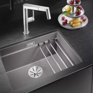 Blanco ETAGON 500-U-PD Palaszürke színű tart.Gránit mosogatótál (522228) Árengedmény