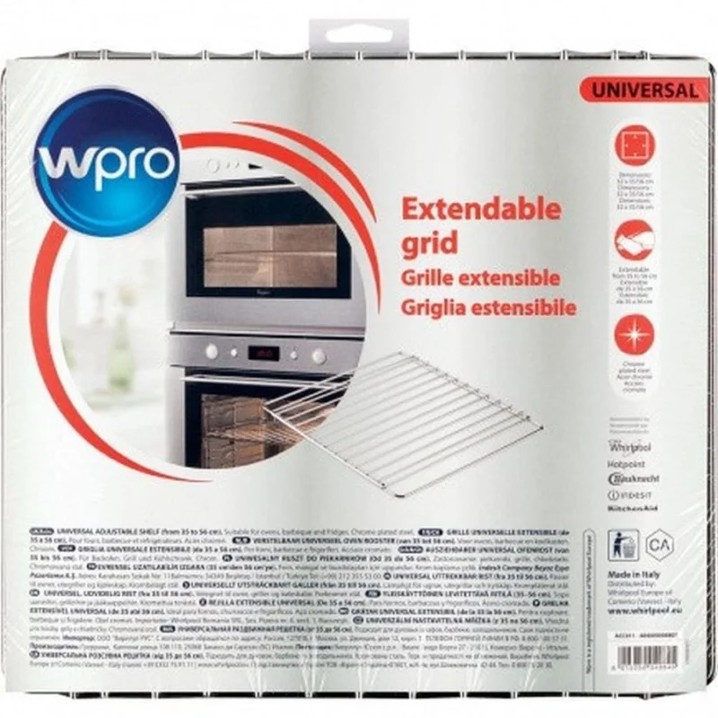 Whirlpool/Indesit univerzális, állítható sütőrács (484000008807) Különleges ajánlat