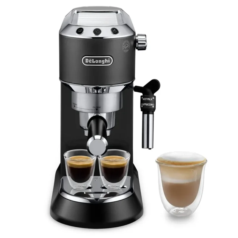 DeLonghi Dedica EC685.BK karos kávégép, fekete (132106140) Végkiárusítás
