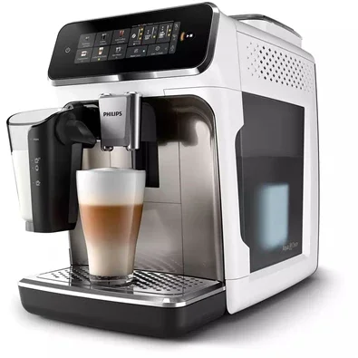 Philips Series 3300 LatteGo EP3343/90 automata kávégép LatteGo tejhabosítóval, fehér-fekete Vedd meg online