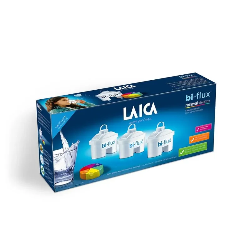 Vedd meg most Laica bi-flux Mineral Balance vízszűrőbetét, 3db (M3M)