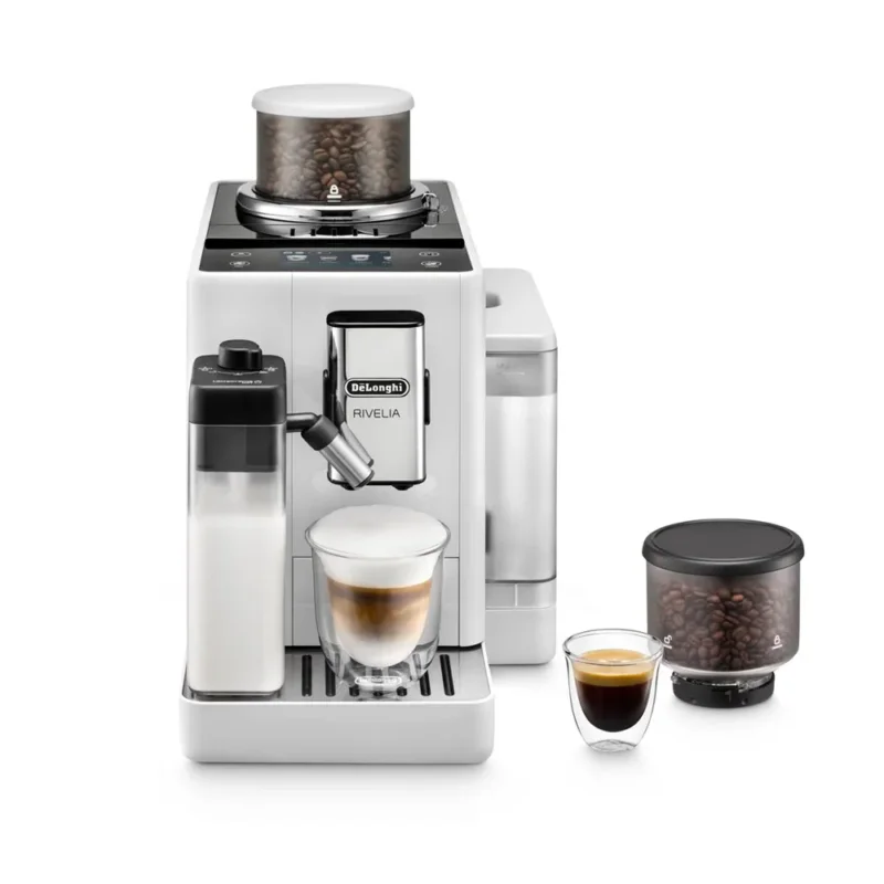 Vedd meg most DeLonghi Rivelia EXAM440.55.W LatteCrema automata tejtartályos kávégép, fehér (132215473)