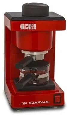 Vásárlói kedvenc Szarvasi SZV-612/3 Mini Espresso kávéfőző, piros