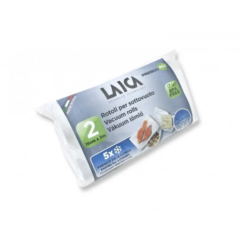 Laica vákuumfólia tömlő BPA mentes, légcsatornás, EXTRA erős, 15 x 300 cm, 2db (VT36060) Gyors szállítás