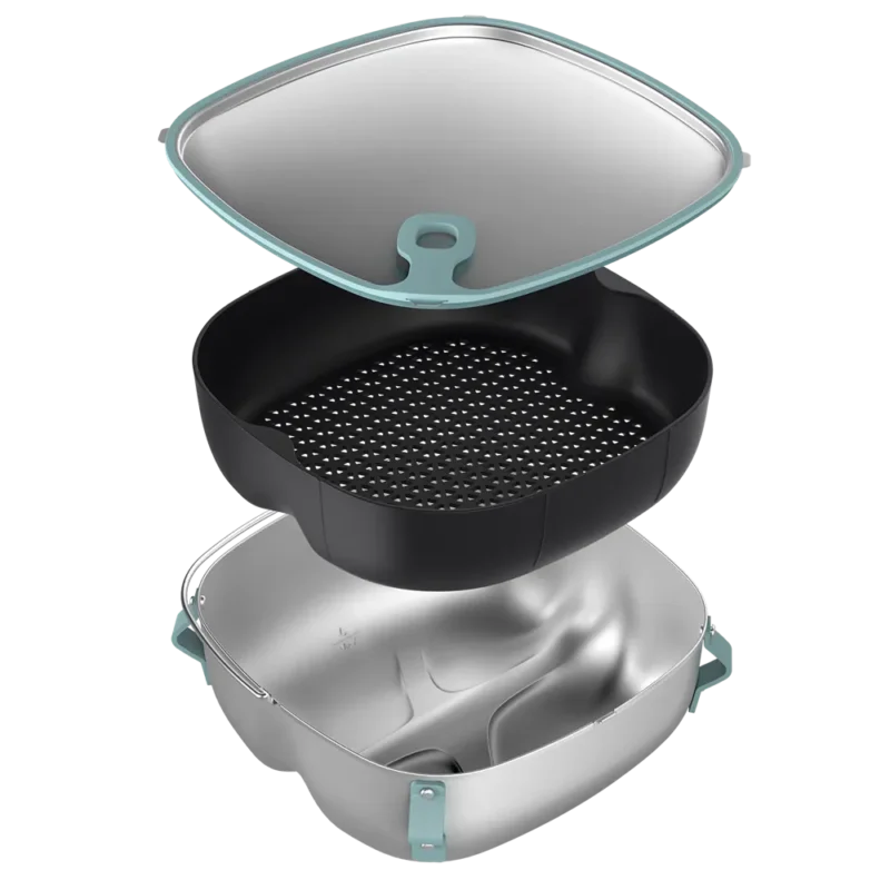 Újdonság Philips Airfryer XXL HD9960/00 2-az-1-ben pároló és wok kiegészítő